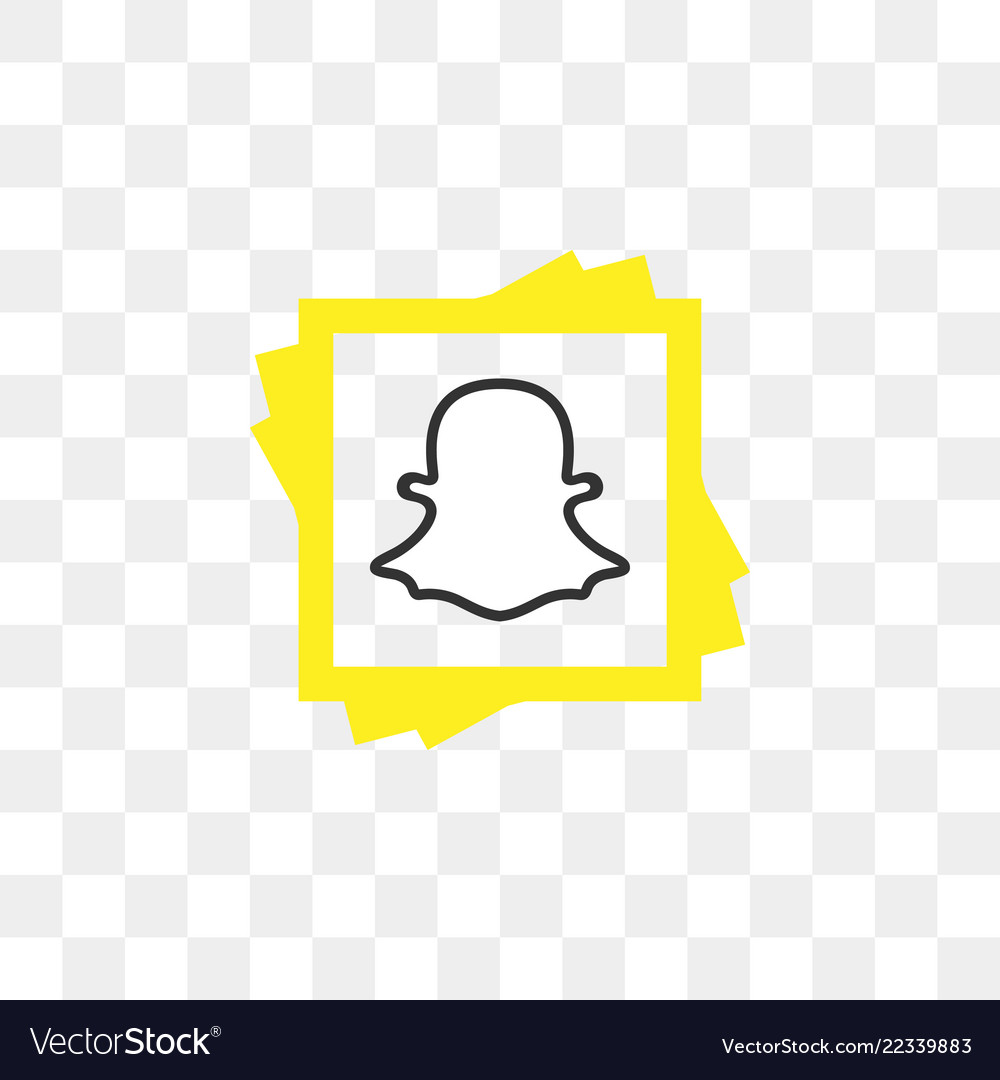 Snapchat social media icon design template