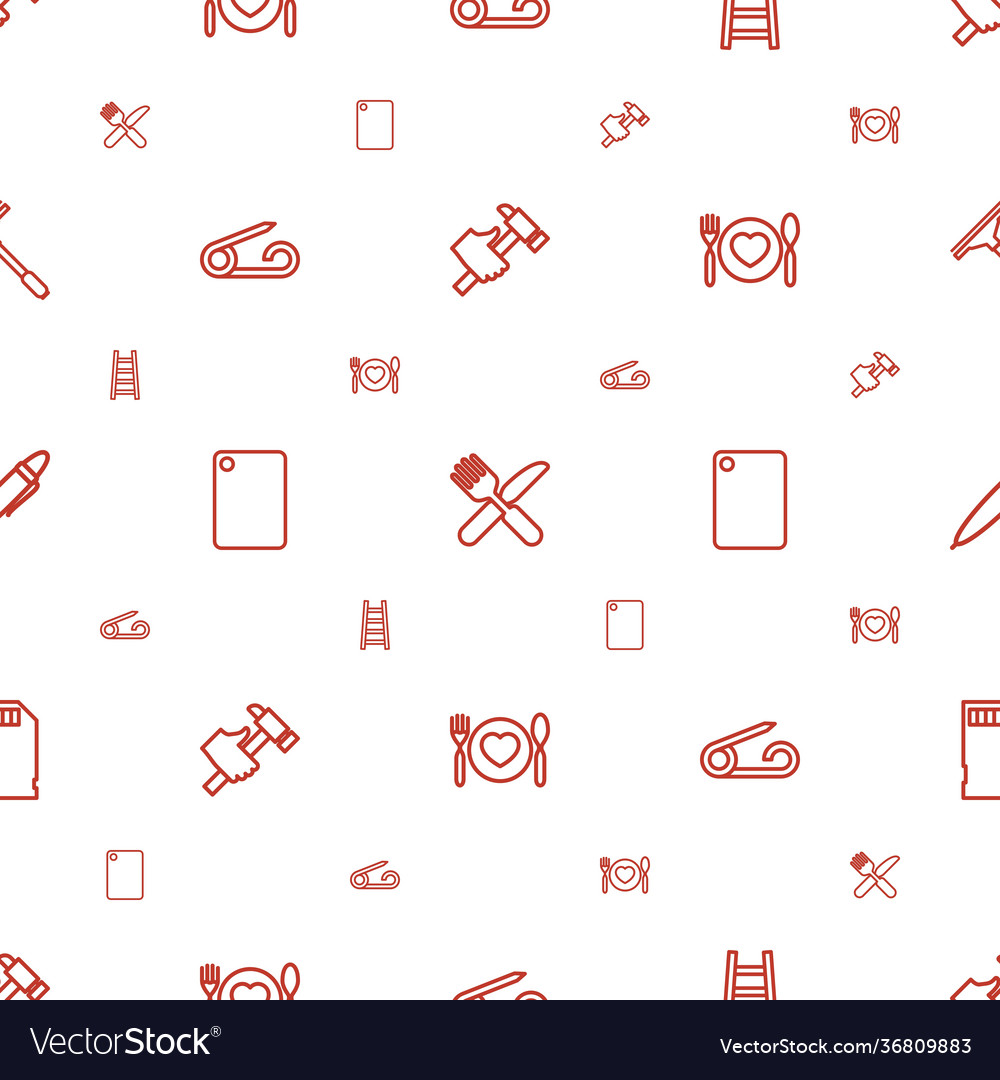 Tool icons pattern seamless white background