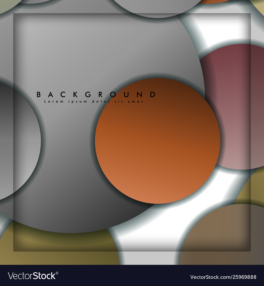 Abstract circle background with color stone vector image Abstract circle background with color stone