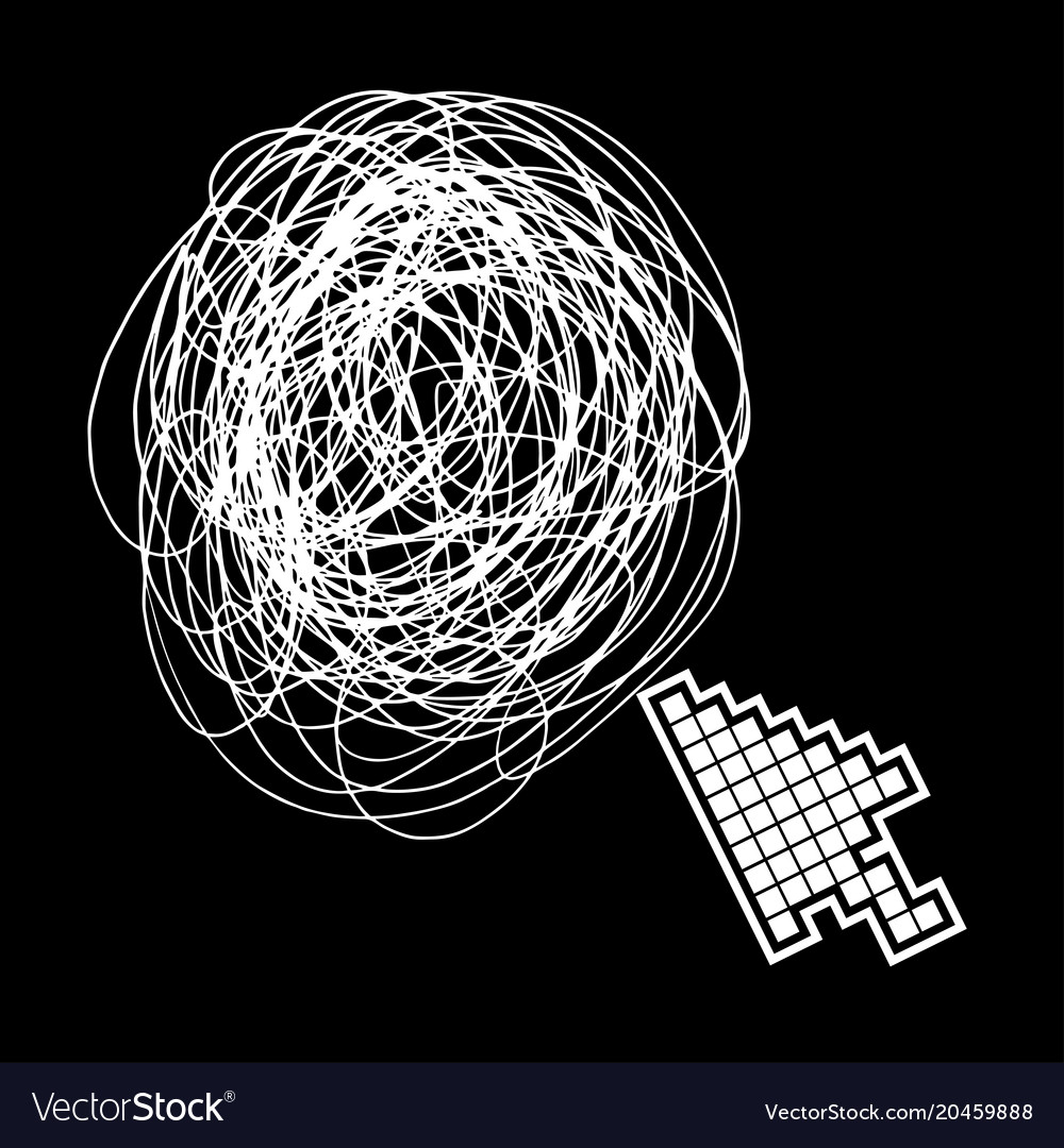 Abstract cursor icon