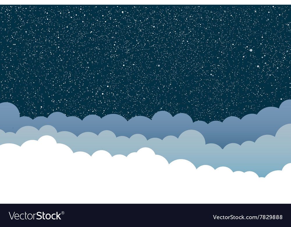 Hintergrundwolken Sternenhimmel eps 10