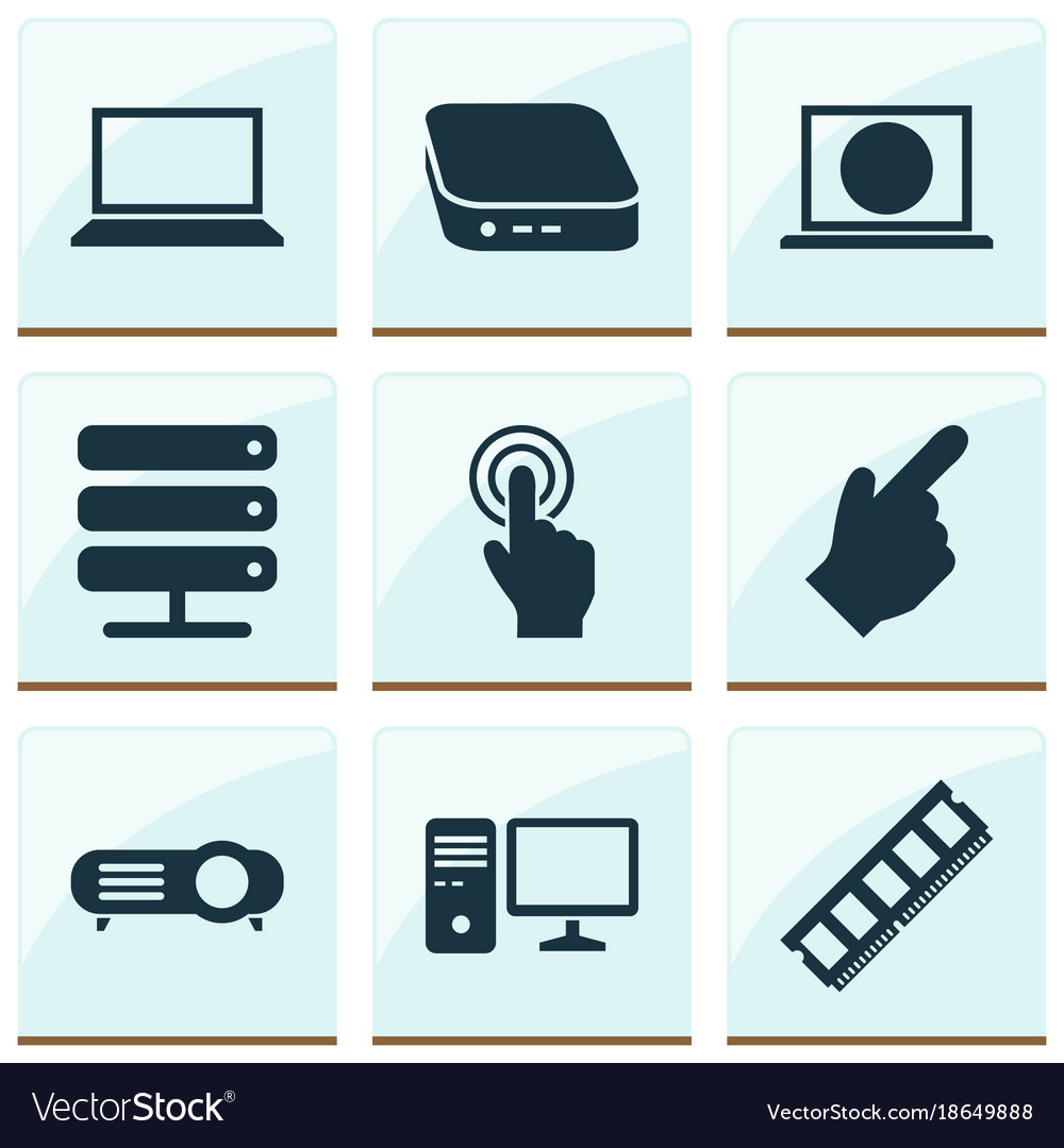 Computer-Icons mit dynamischem Speicherpointer eingestellt