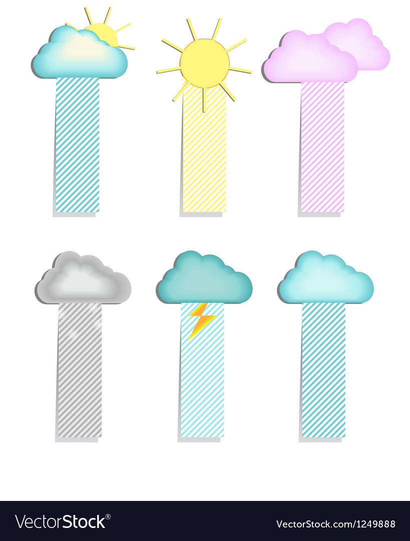 Labels with a cloud