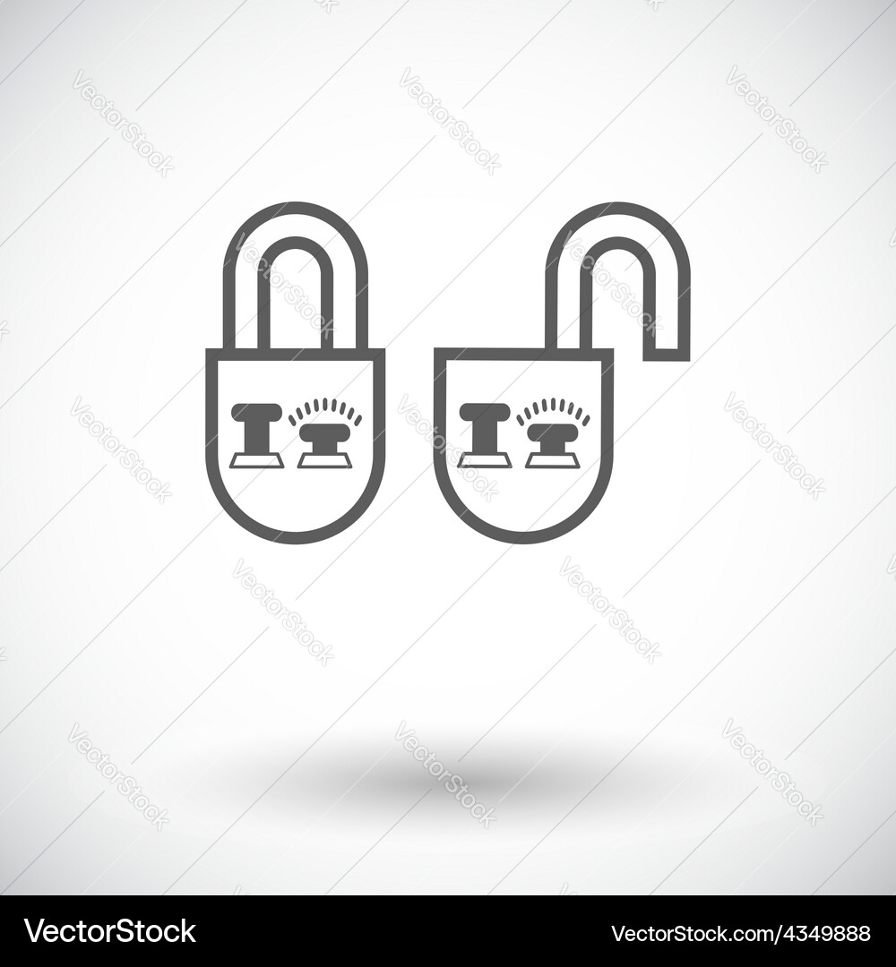 Locking doors Royalty Free Vector Image - VectorStock