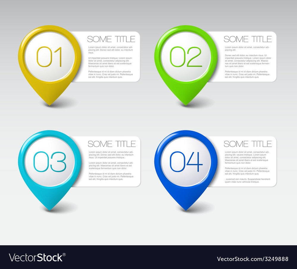 One two three four - progress icons