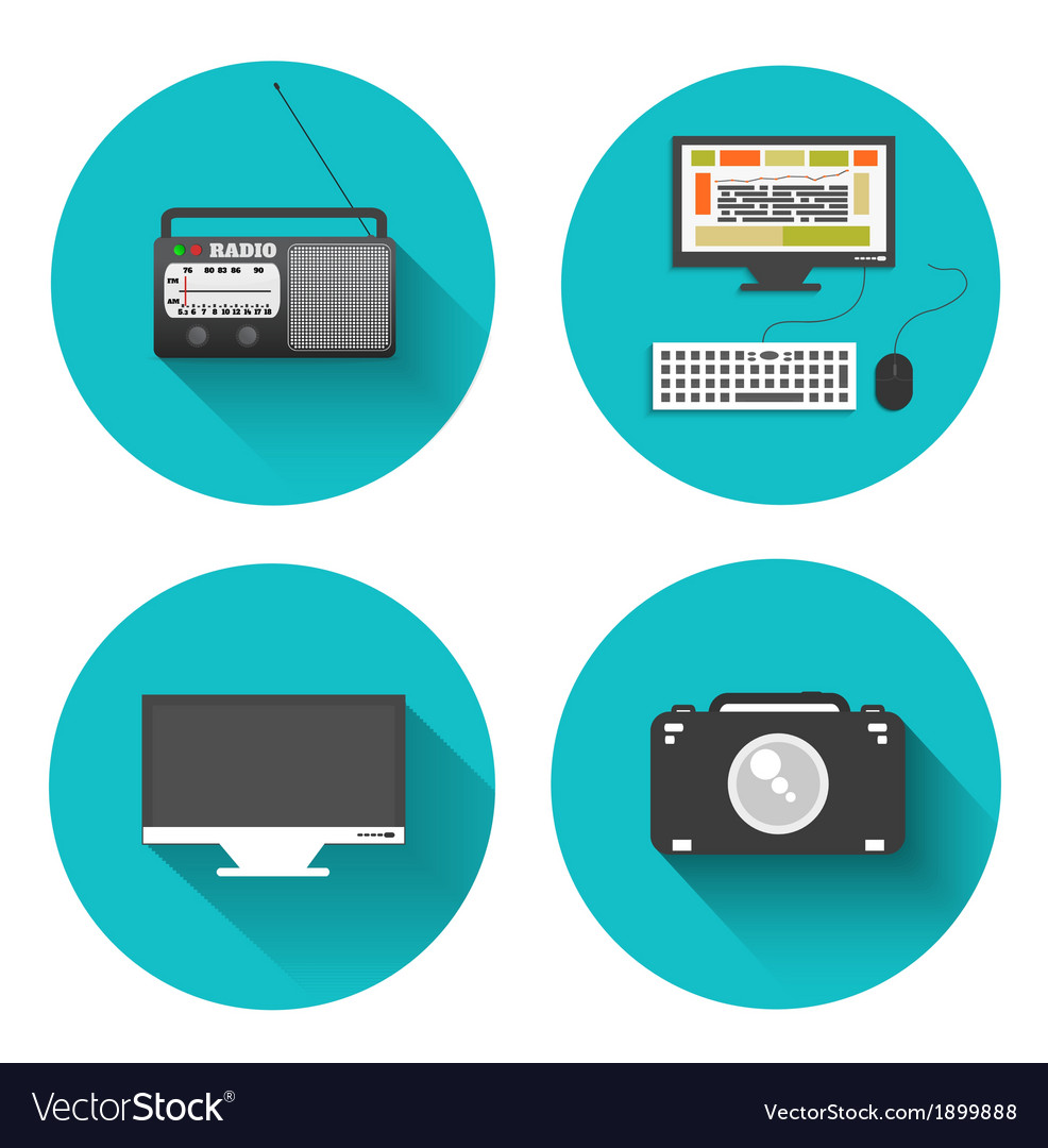 Radio monitor computer cavera set