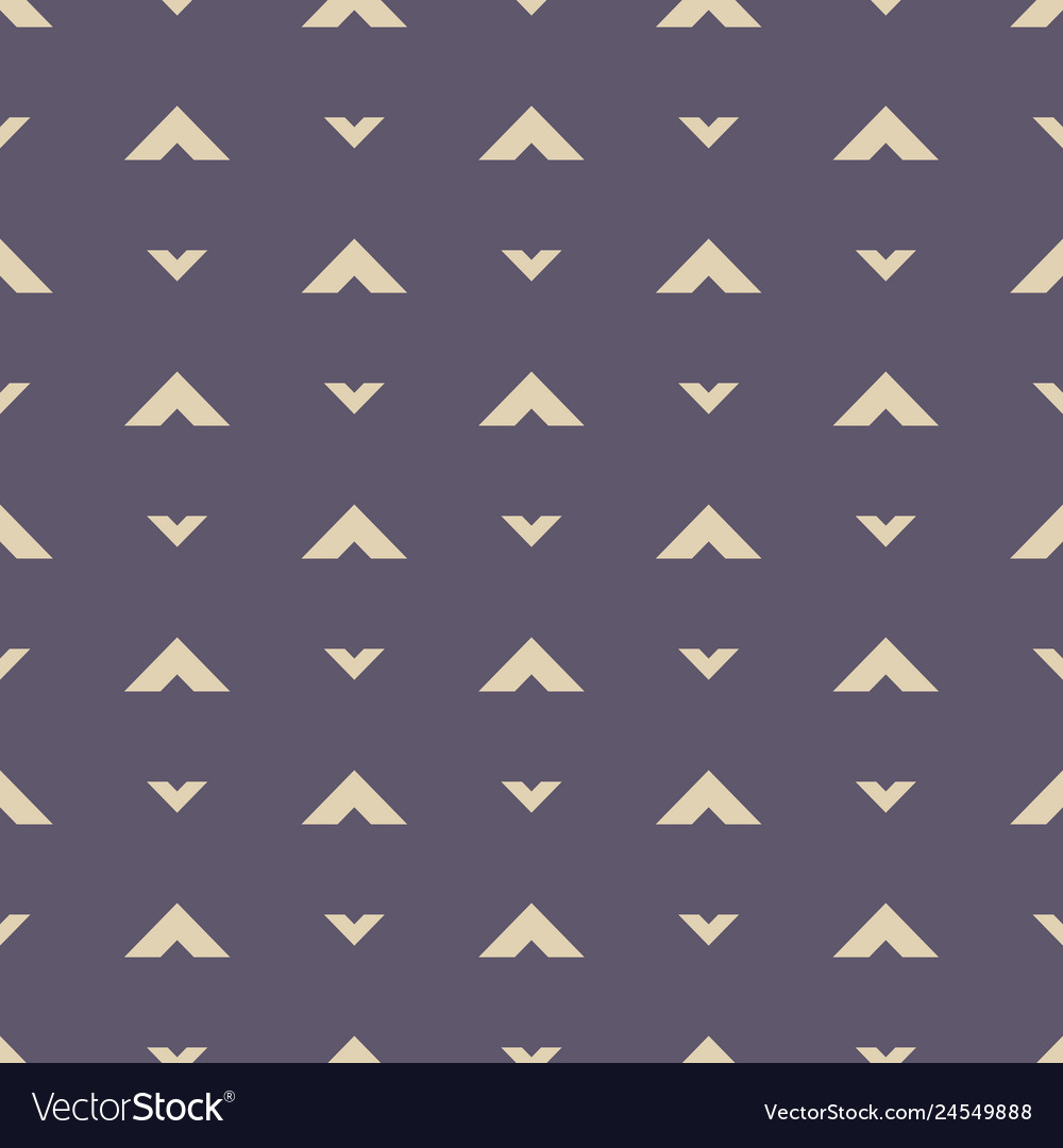 Seamless pattern arrows motif vector image Seamless pattern arrows motif