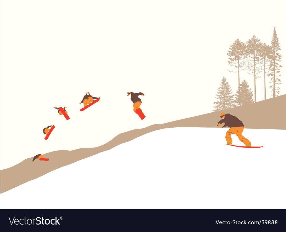 Snowboarder air