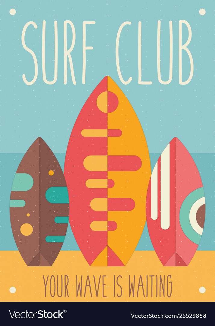 Surf point vector image Surf point