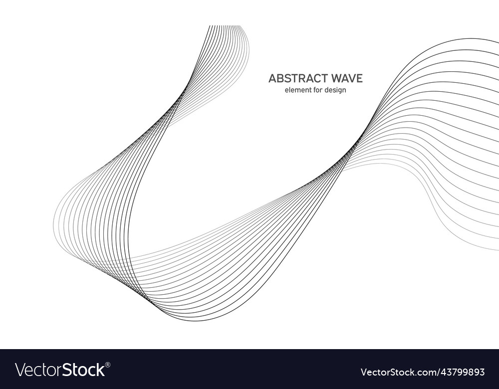 Abstract wave element for design digital vector image Abstract wave element for design digital