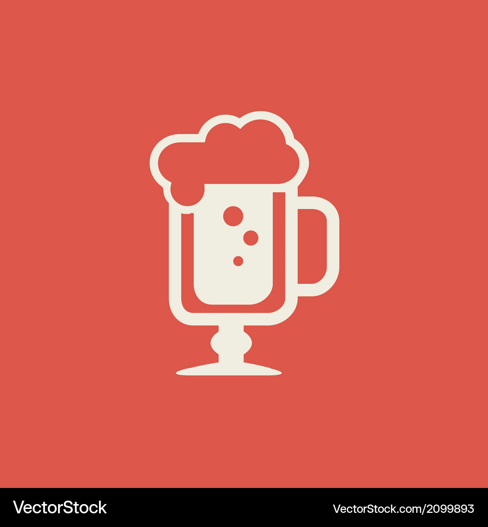 Drink flat icon Royalty Free Vector Image - VectorStock