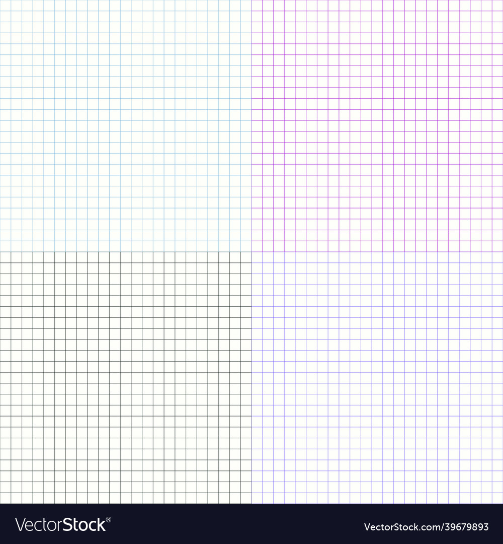 Grid paper abstract squared background with color vector image Grid paper abstract squared background with color