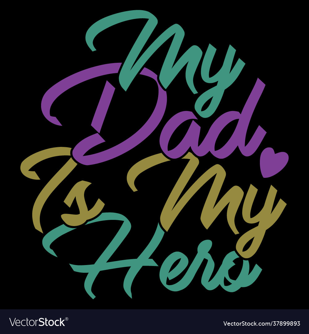 Mein Vater ist Held trendy Design tee