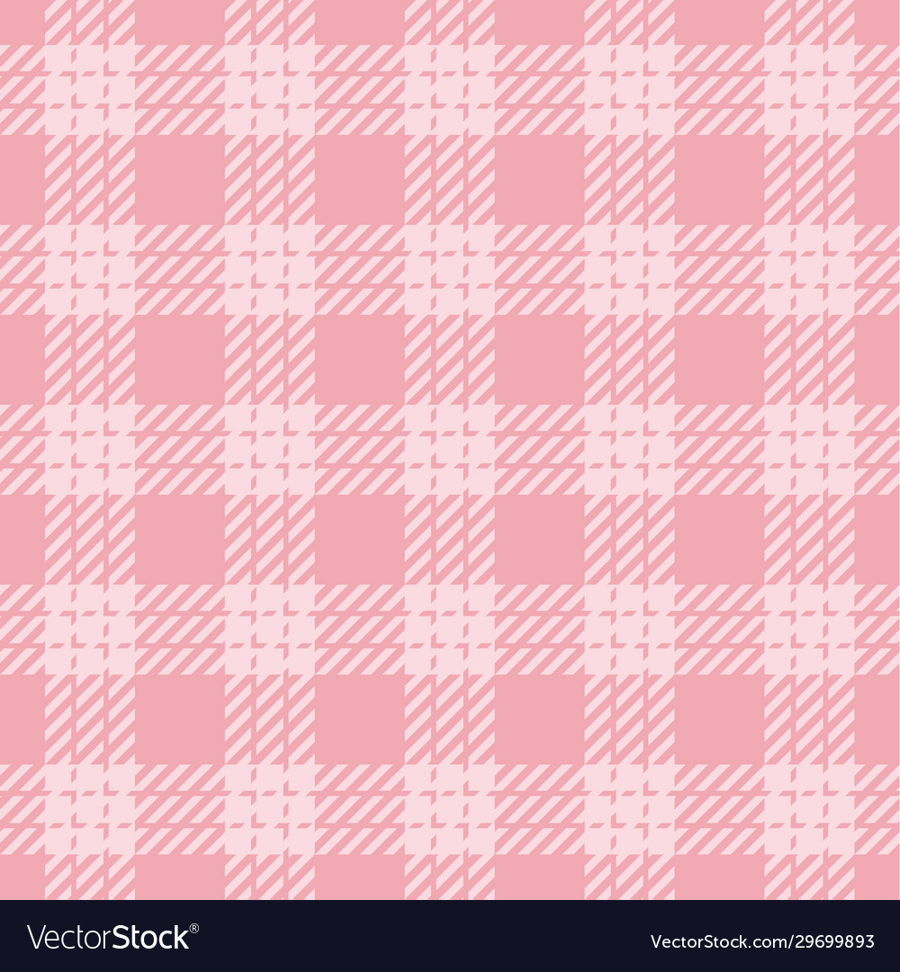 Pink tartan plaid seamless patterns Royalty Free Vector