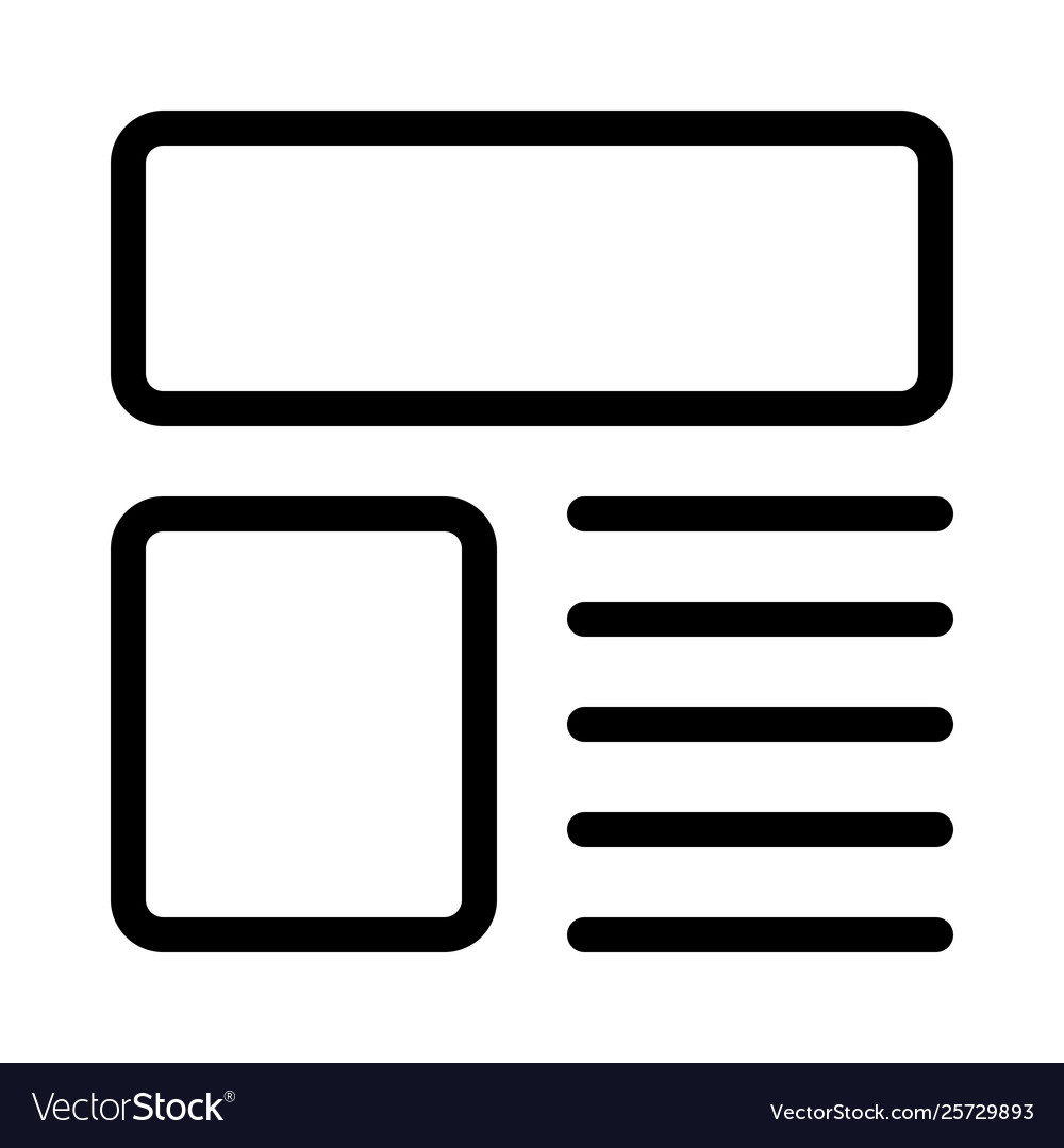 Student course book chapter layout with image vector image Student course book chapter layout with image
