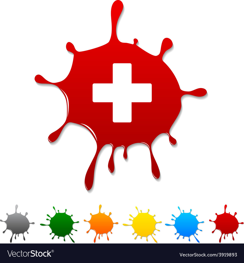 Switzerland blot Royalty Free Vector Image - VectorStock