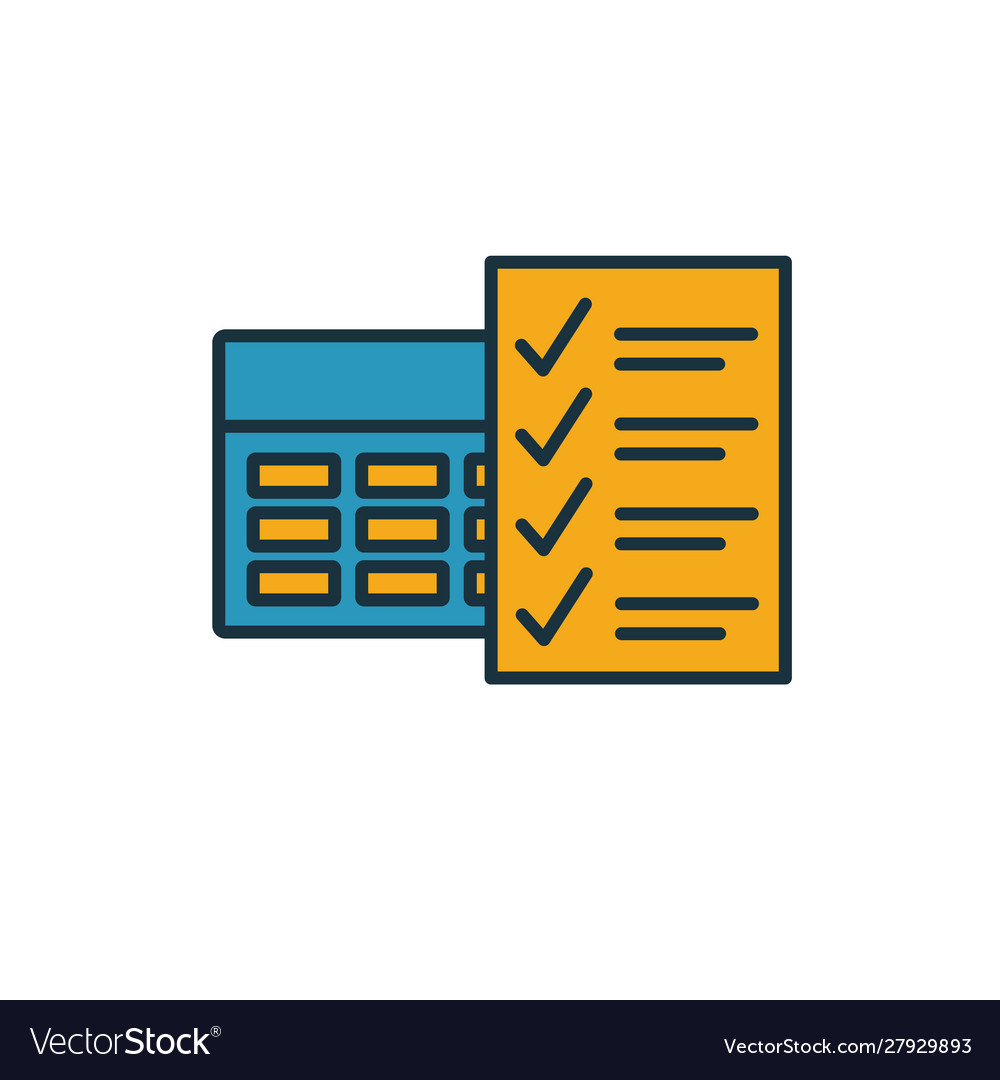 Tasks to do icon simple element from productivity