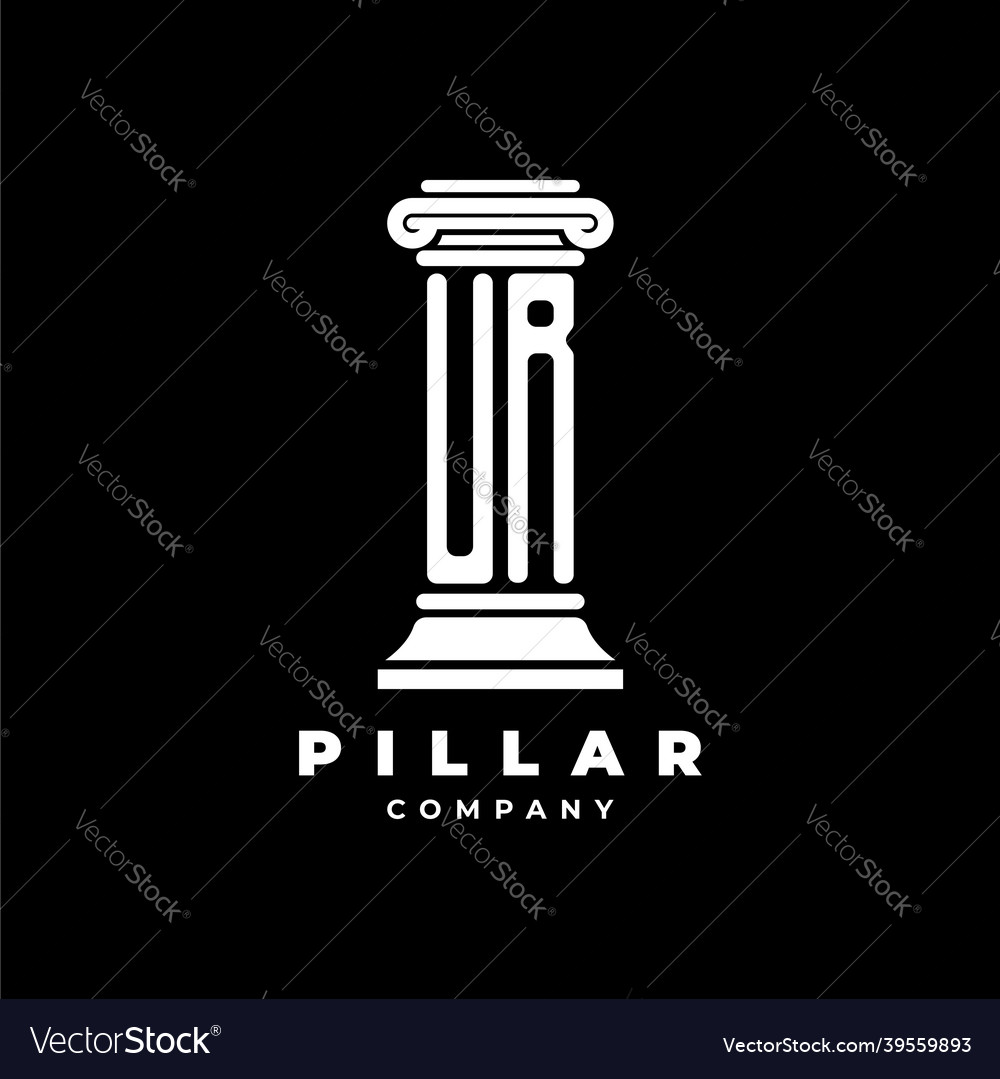 Ur monogram pillar shape style