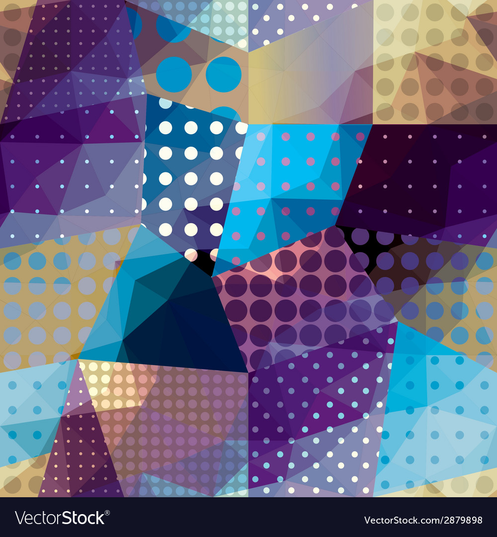 Abstract patchwork pattern