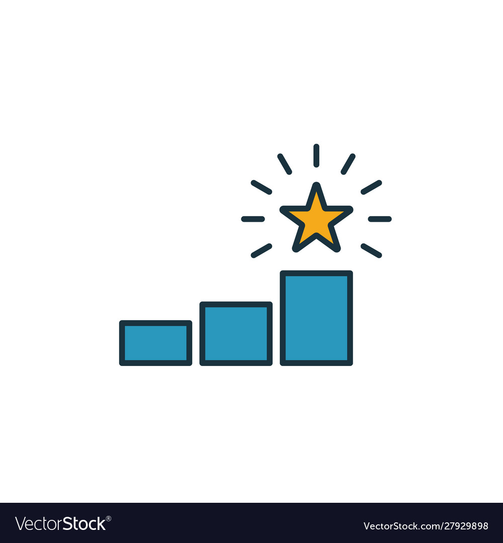 Ambitions icon simple element from productivity