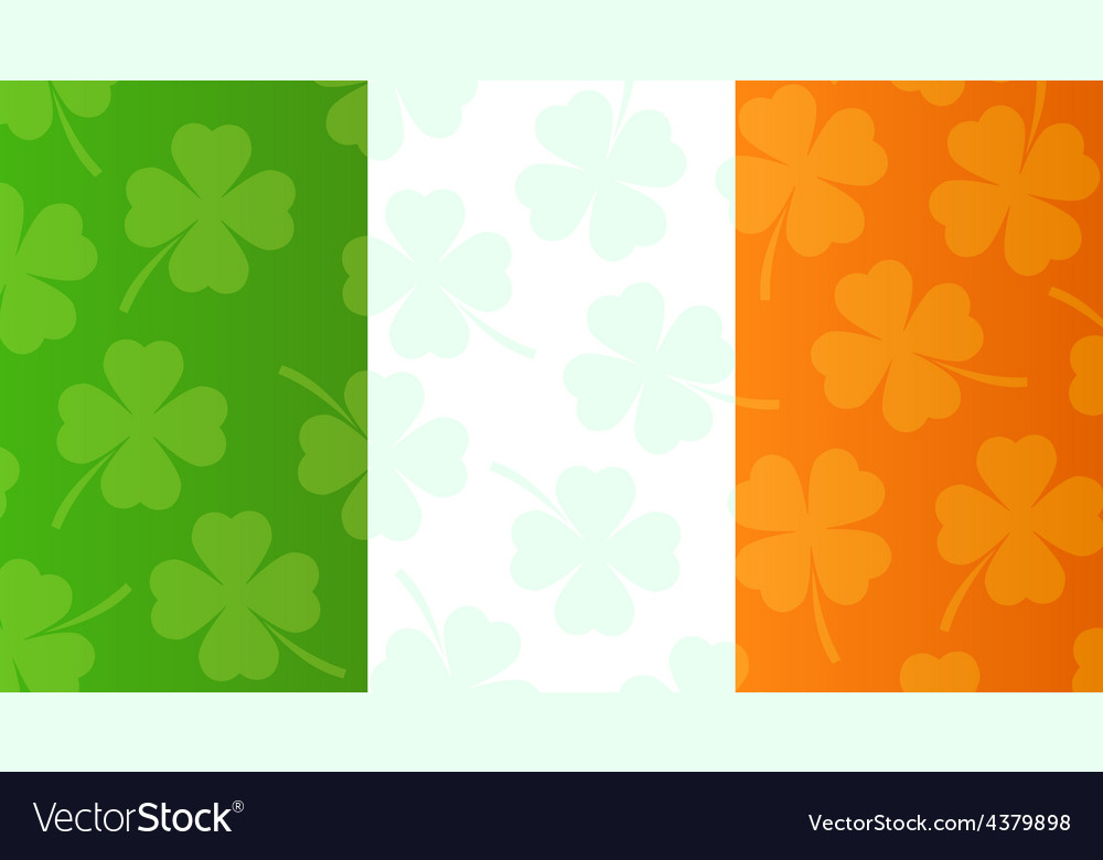 Background with flag of ireland