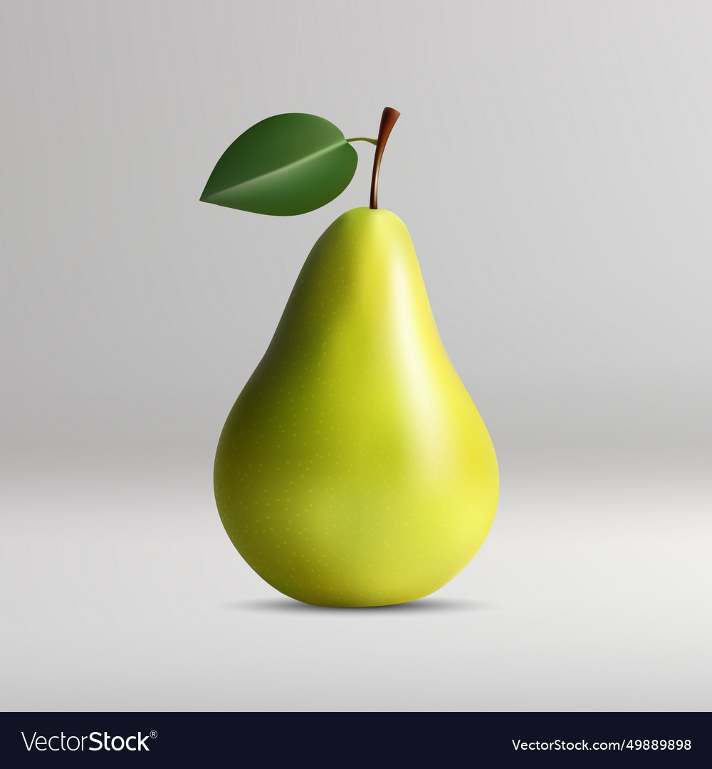 Pear isolated on white background