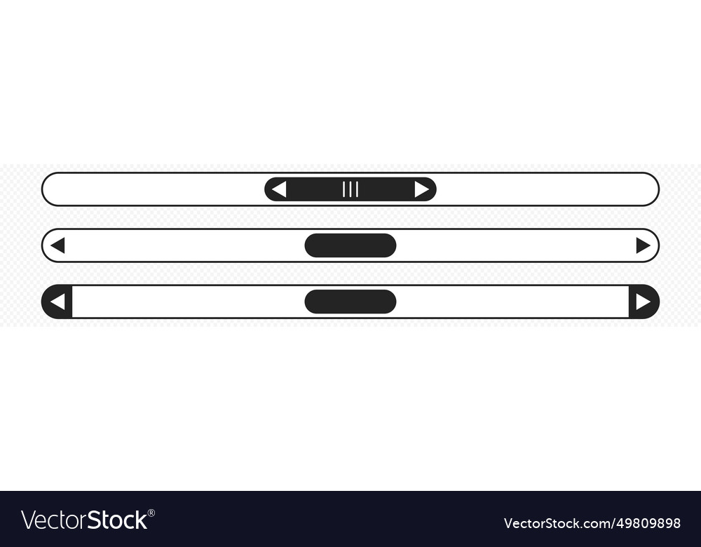 Slide scroll bar slider old retro design