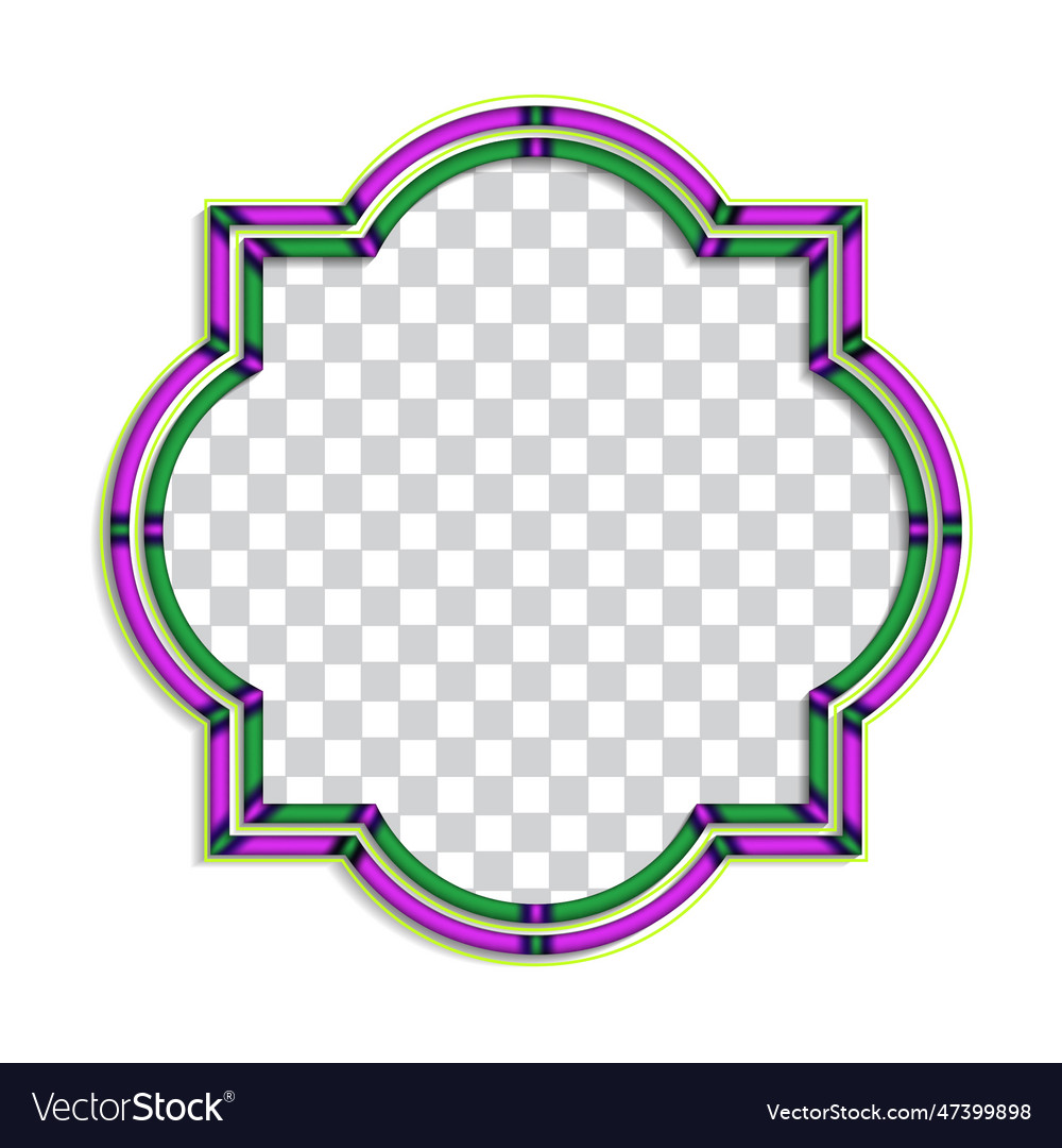 Trendy patterns modern border Royalty Free Vector Image