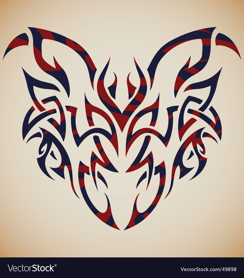 Tribal Demon Royalty Free Vector Image Vectorstock