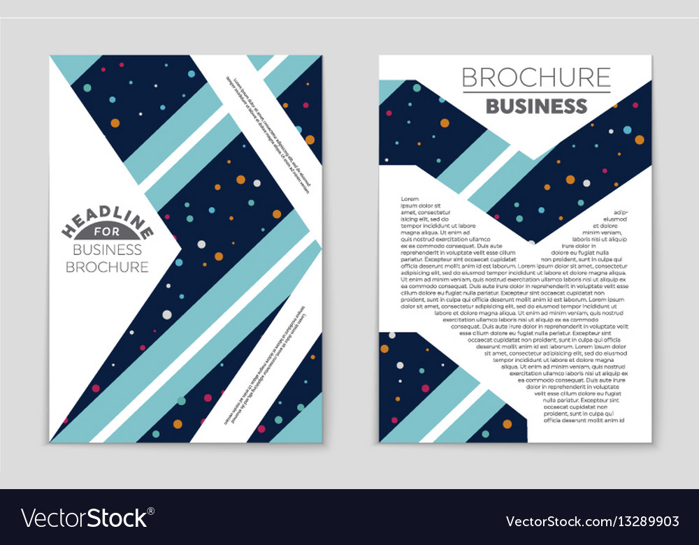 Abstract layout background set for art