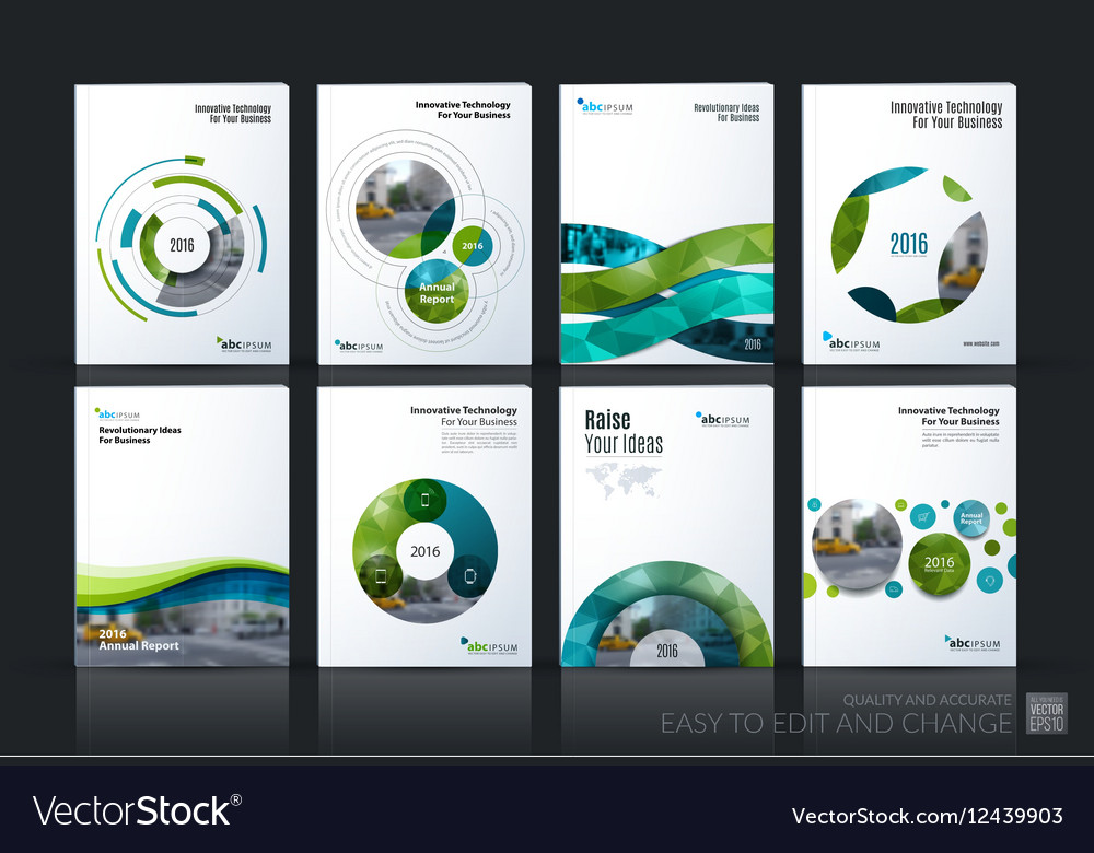 Business Brochure Cover - Grüner Kreis