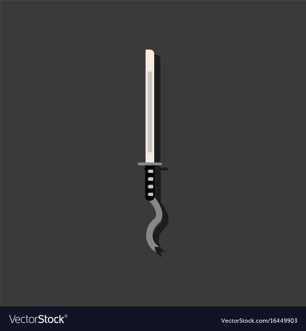 Flat icon design collection ancient sword
