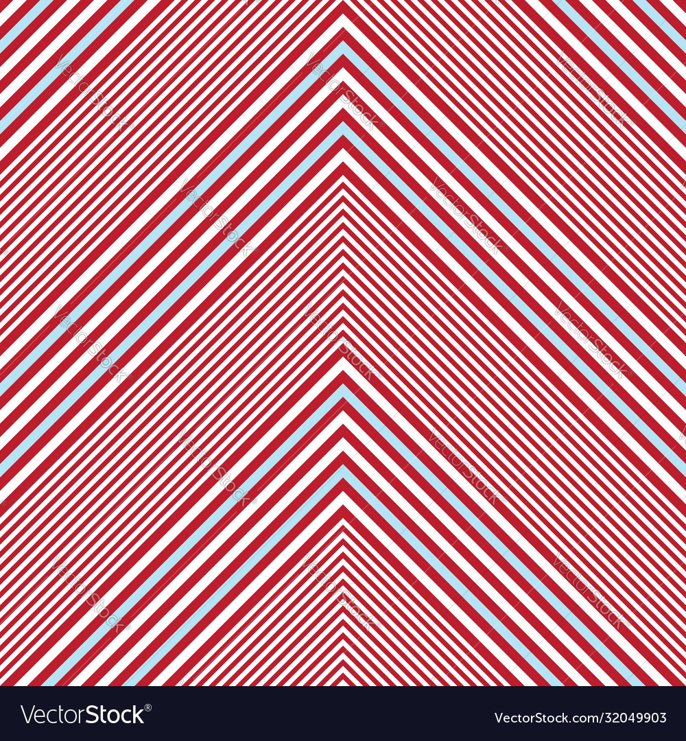 Red chevron diagonal stripes seamless pattern