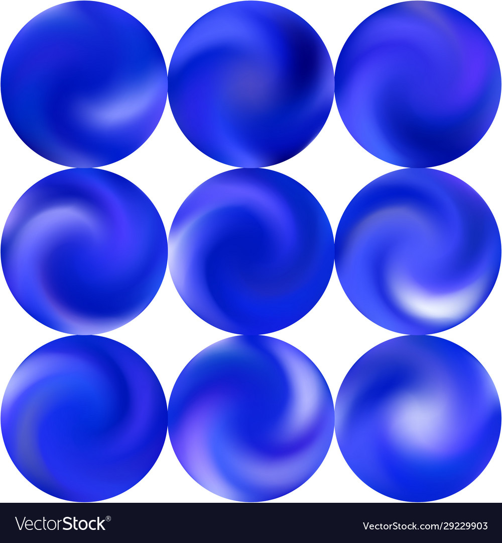 Set with modern round colorful backgrounds