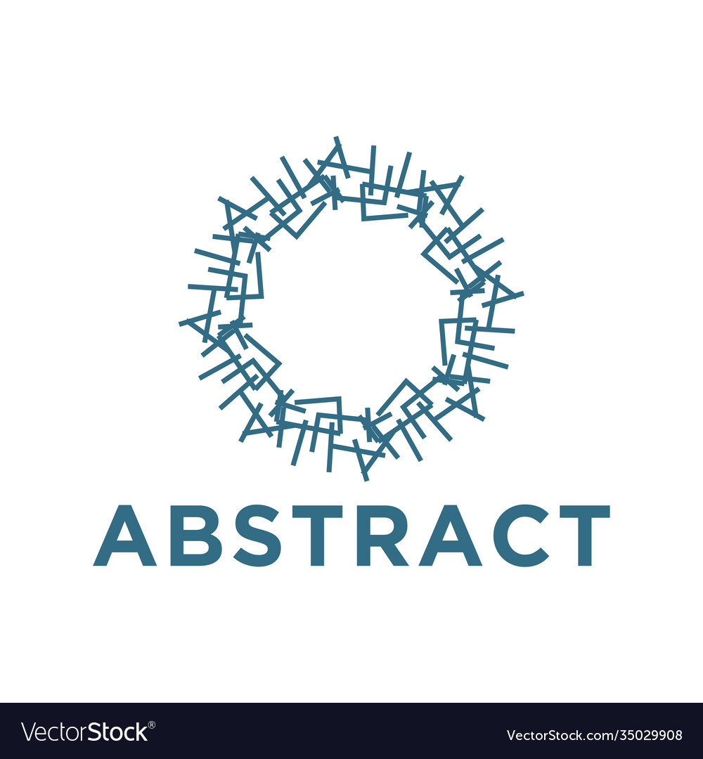 Abstract line pattern hole modern simple vector image Abstract line pattern hole modern simple