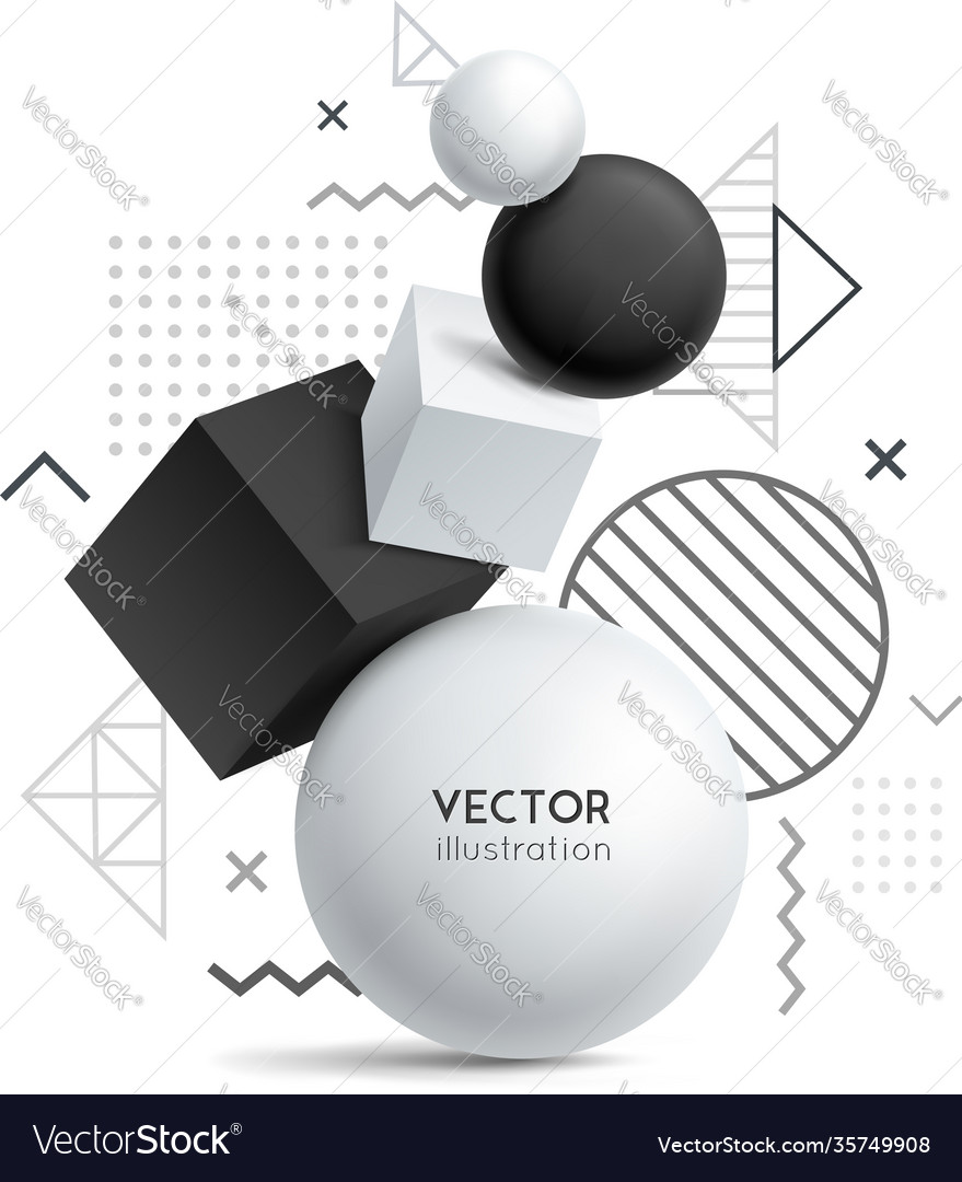 Abstract solid geometry background