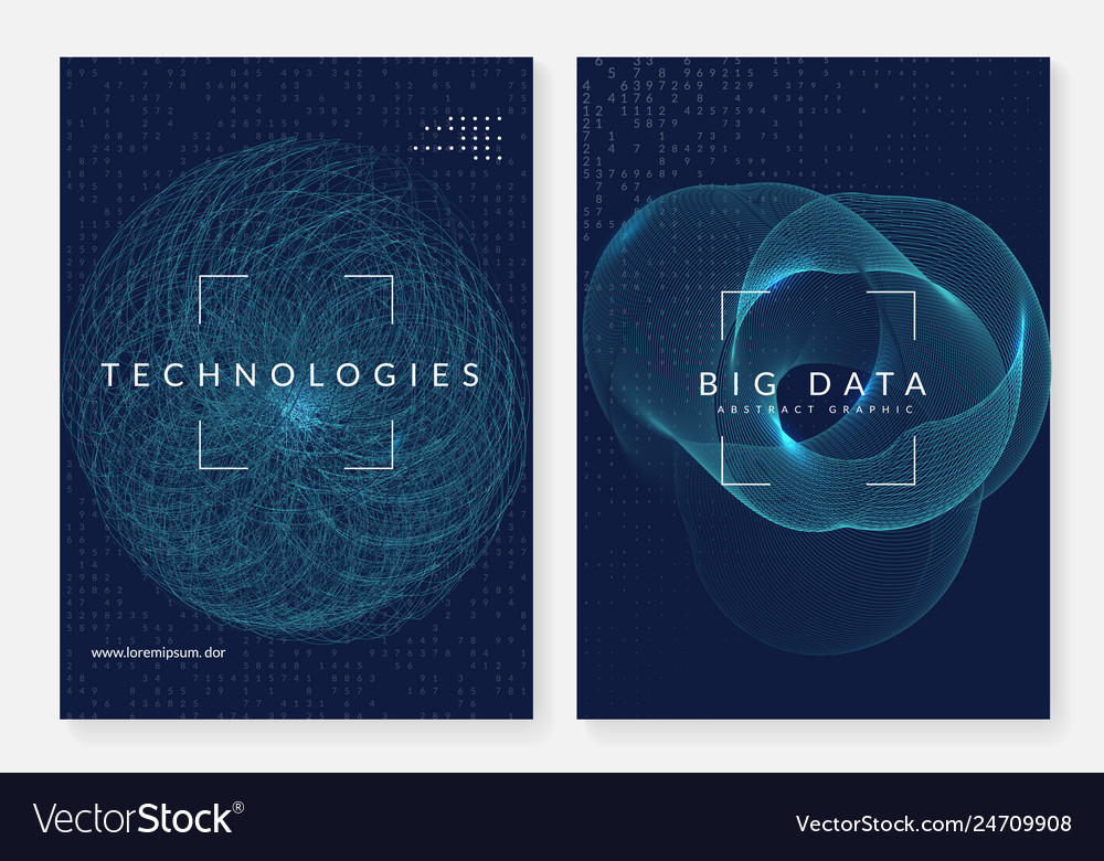 Big data background technology for visualization vector image Big data background technology for visualization