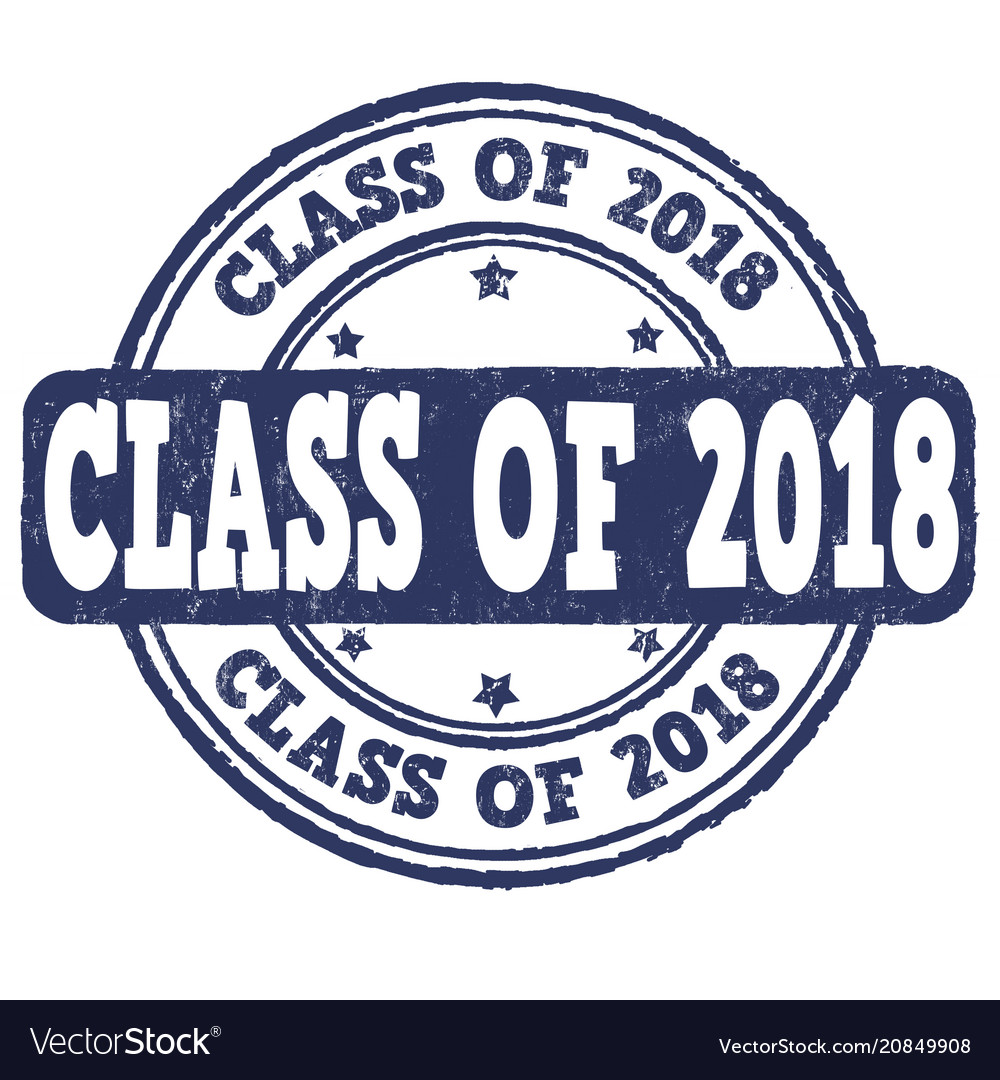 Class 2017 stamp Royalty Free Vector Image - VectorStock