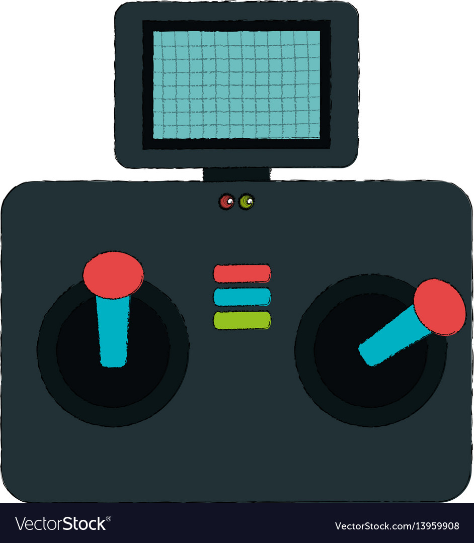 Drone remote control isolated icon