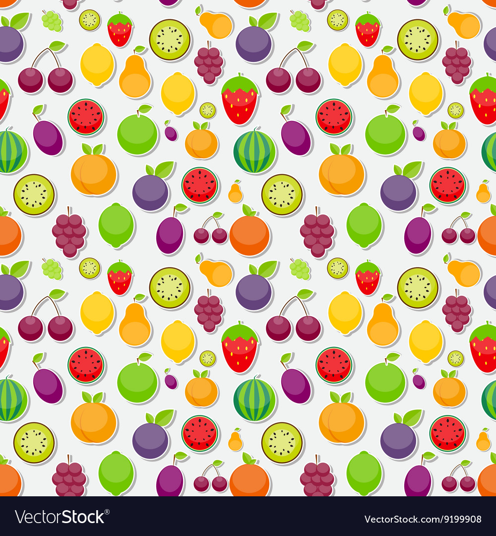 Seamless pattern background from apple orange