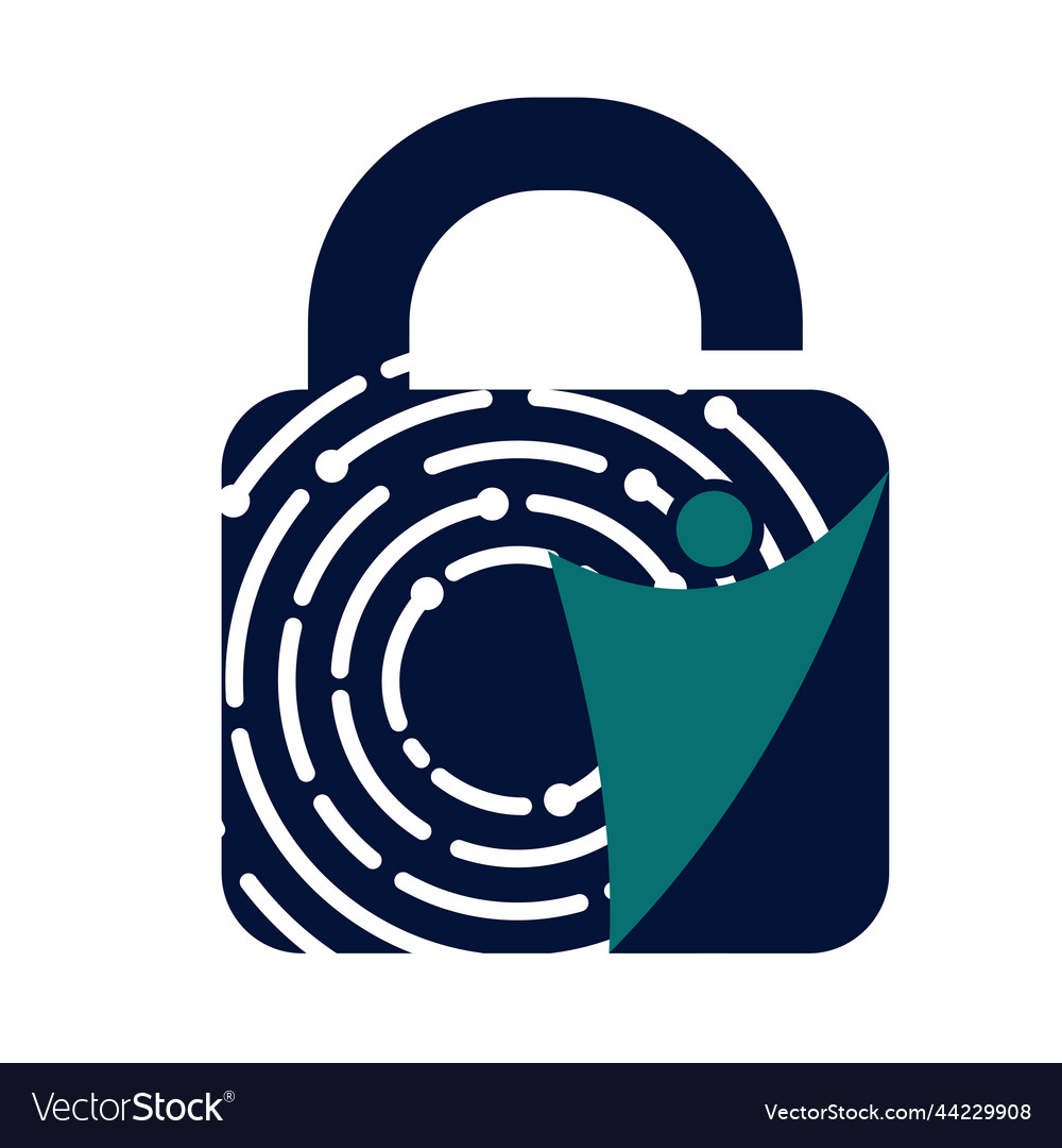 Security tech logo design template icon brand