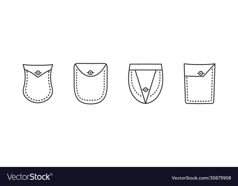 Set patch pockets