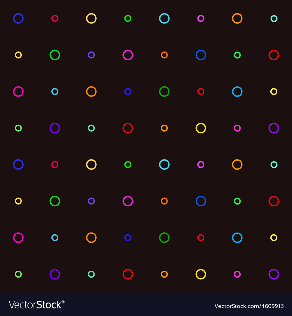 Colorful Brown Circle Pattern
