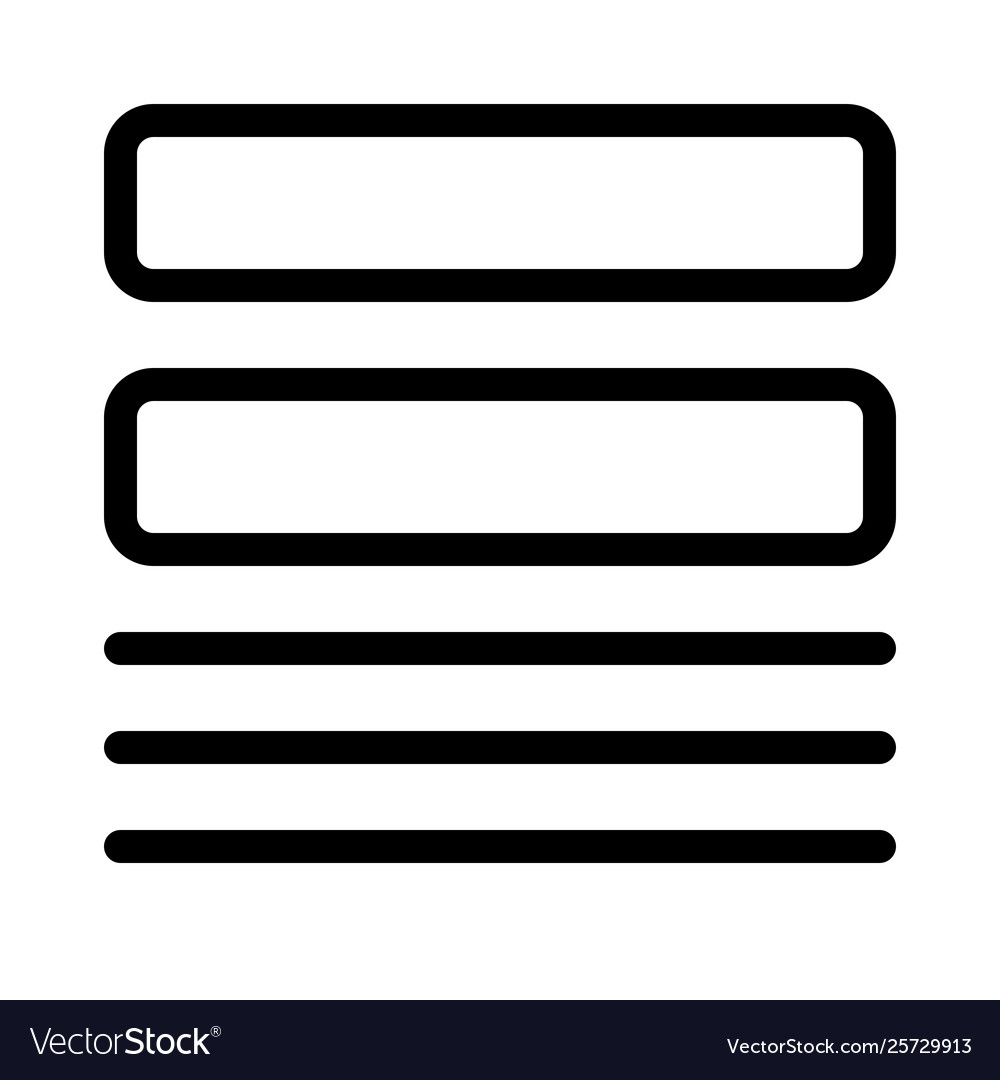 Double header with text body on main page vector image Double header with text body on main page