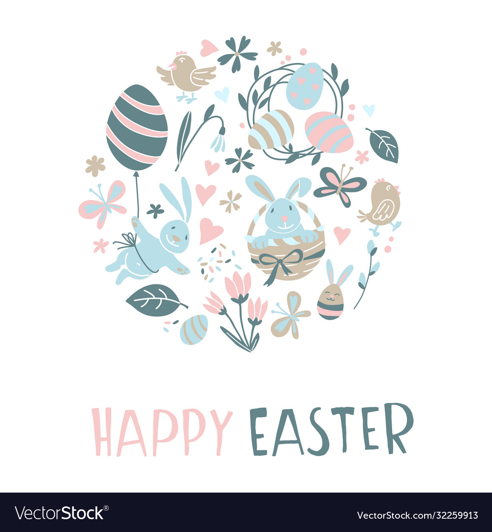 Funny happy easter eggs hunt greeting card