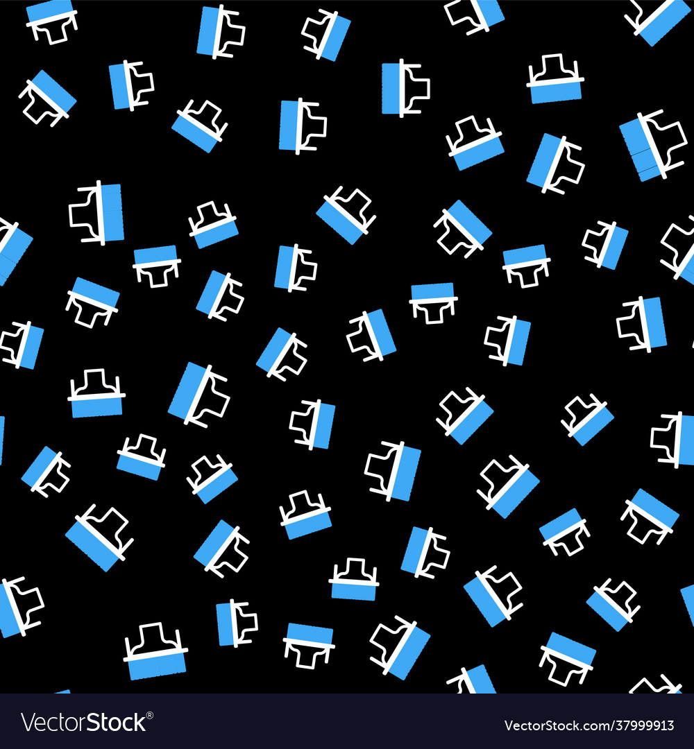 Line scanner scanning bar code icon isolated