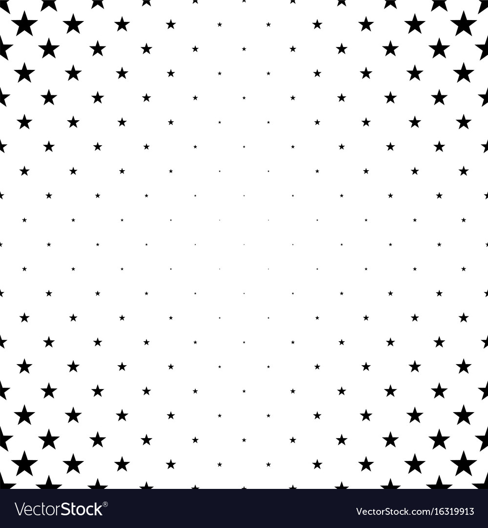 Monochrome star pattern - abstract background