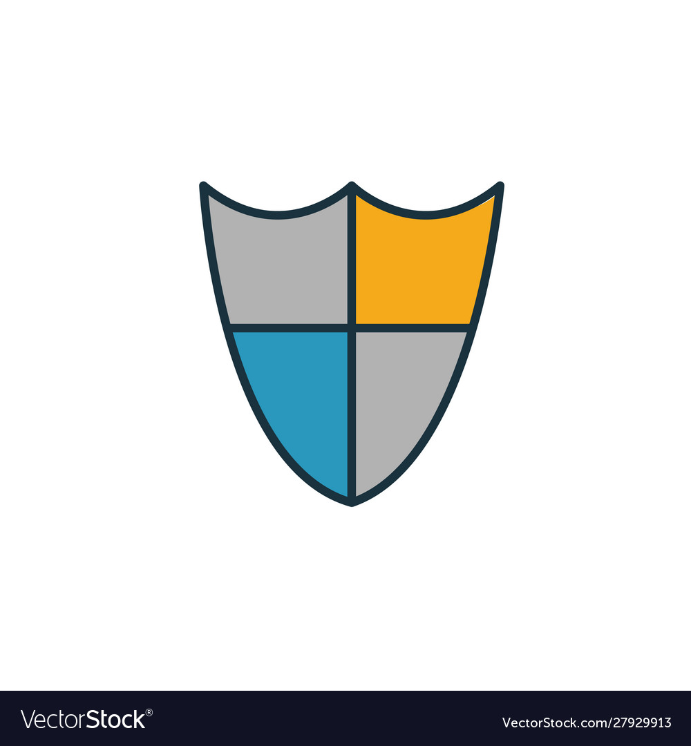 Protection icon simple element from security Vector Image Protection icon simple element from security