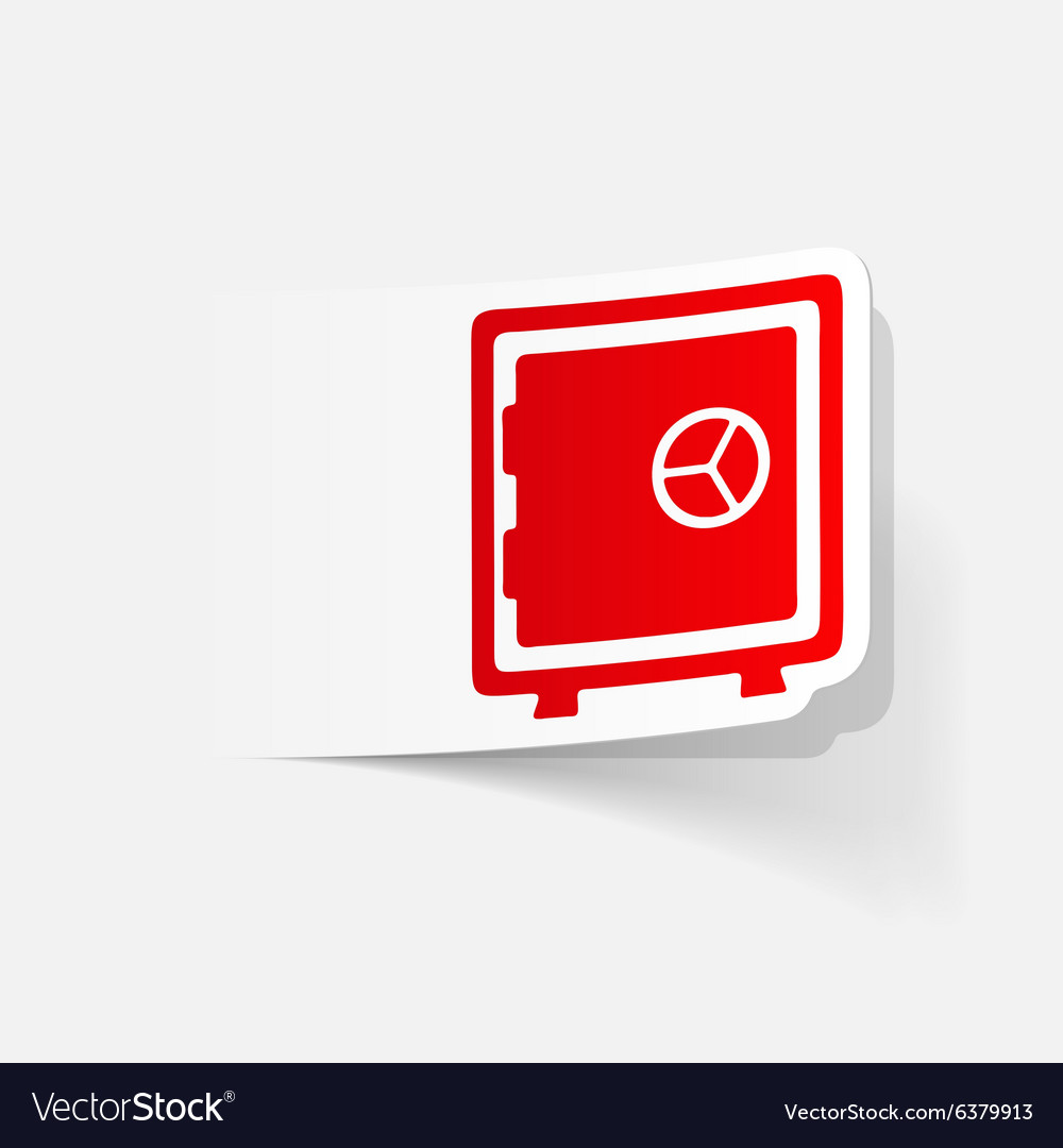 Realistic design element safe