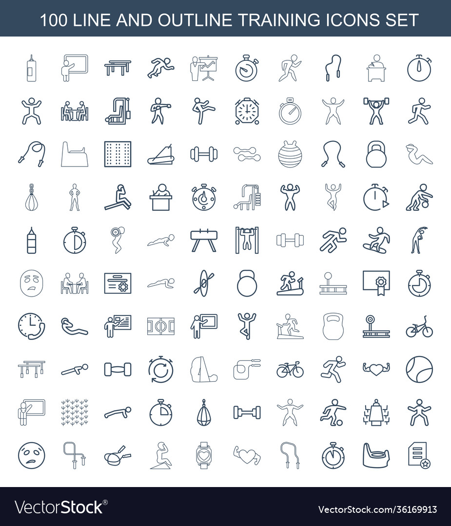 Training icons